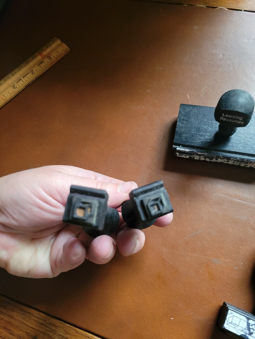 vintage Learning Resources Base-10 Math Stamp Set - Picture 8 of 12